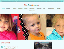 Tablet Screenshot of childadvocate.net